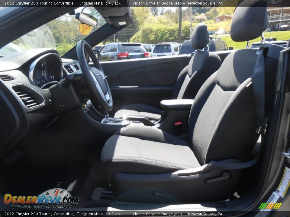 2012 Chrysler 200 Touring Convertible Tungsten Metallic / Black Photo #10
