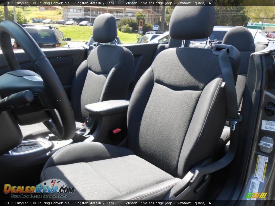 2012 Chrysler 200 Touring Convertible Tungsten Metallic / Black Photo #11