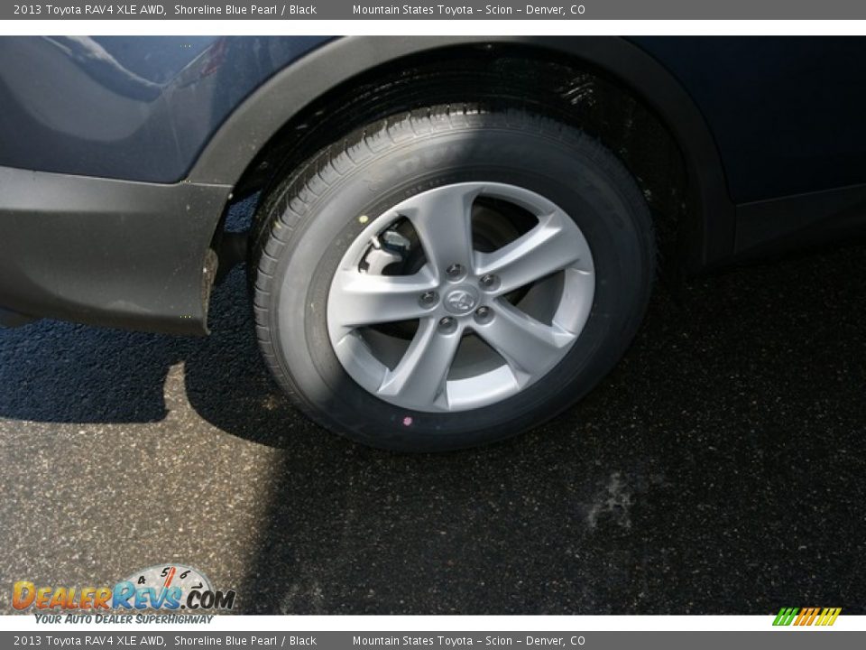 2013 Toyota RAV4 XLE AWD Shoreline Blue Pearl / Black Photo #9