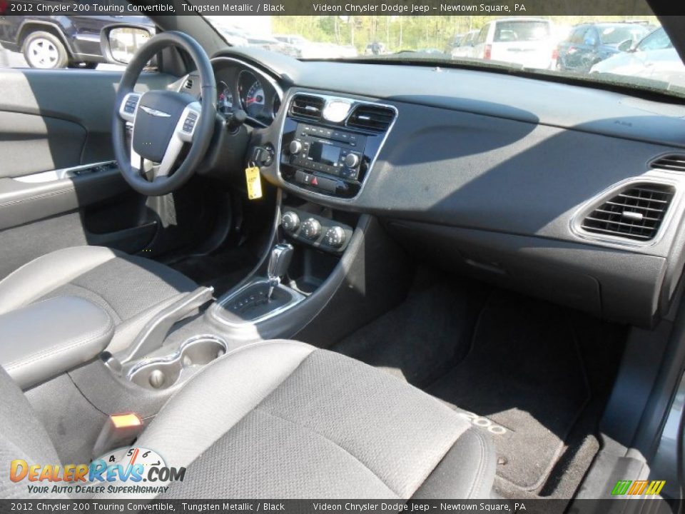 2012 Chrysler 200 Touring Convertible Tungsten Metallic / Black Photo #12