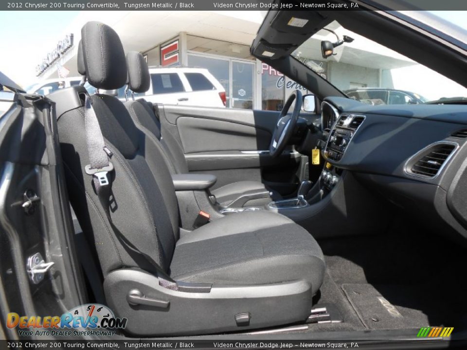 2012 Chrysler 200 Touring Convertible Tungsten Metallic / Black Photo #13