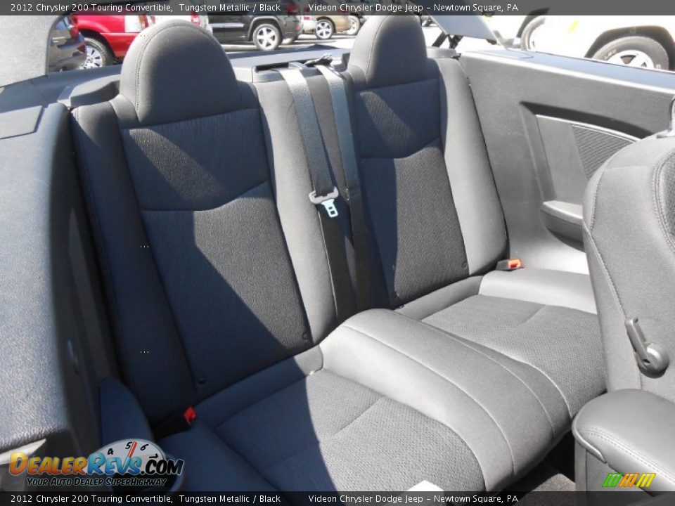 2012 Chrysler 200 Touring Convertible Tungsten Metallic / Black Photo #15