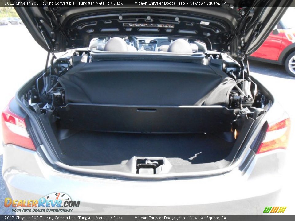 2012 Chrysler 200 Touring Convertible Tungsten Metallic / Black Photo #16