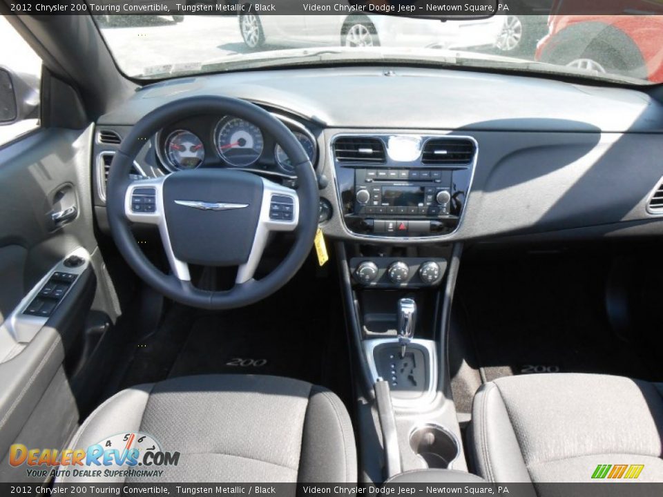 2012 Chrysler 200 Touring Convertible Tungsten Metallic / Black Photo #17