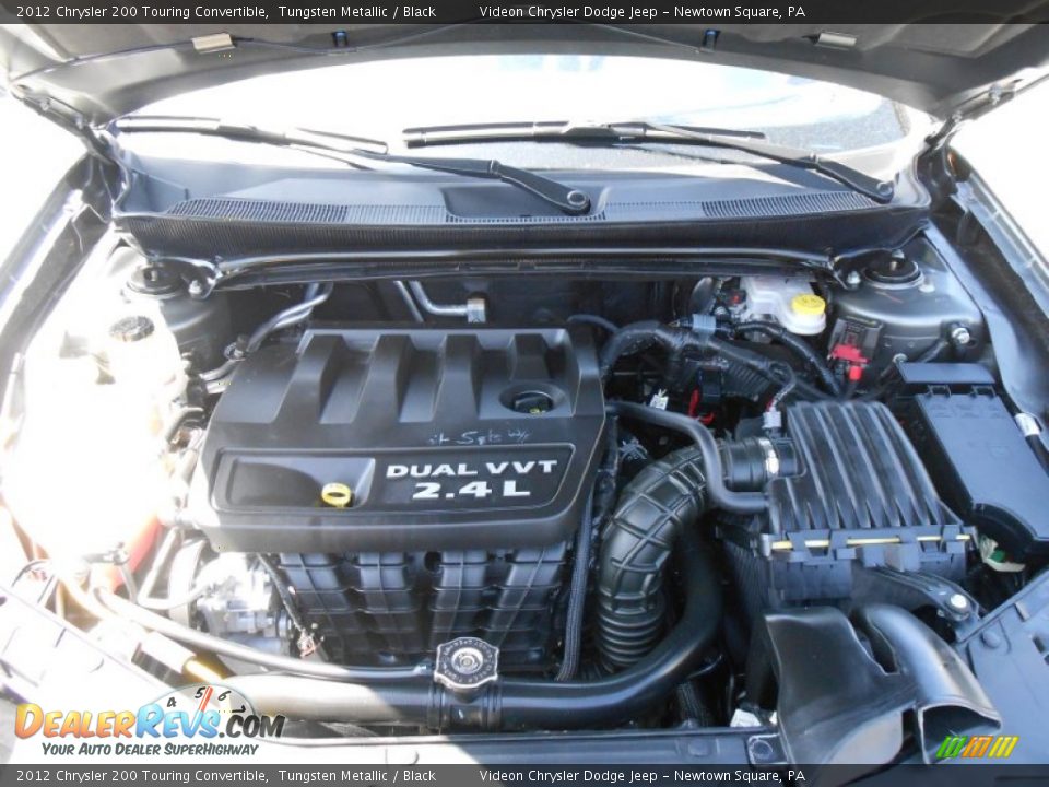2012 Chrysler 200 Touring Convertible Tungsten Metallic / Black Photo #19