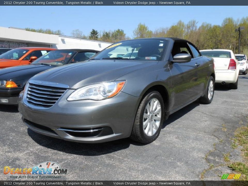 2012 Chrysler 200 Touring Convertible Tungsten Metallic / Black Photo #26