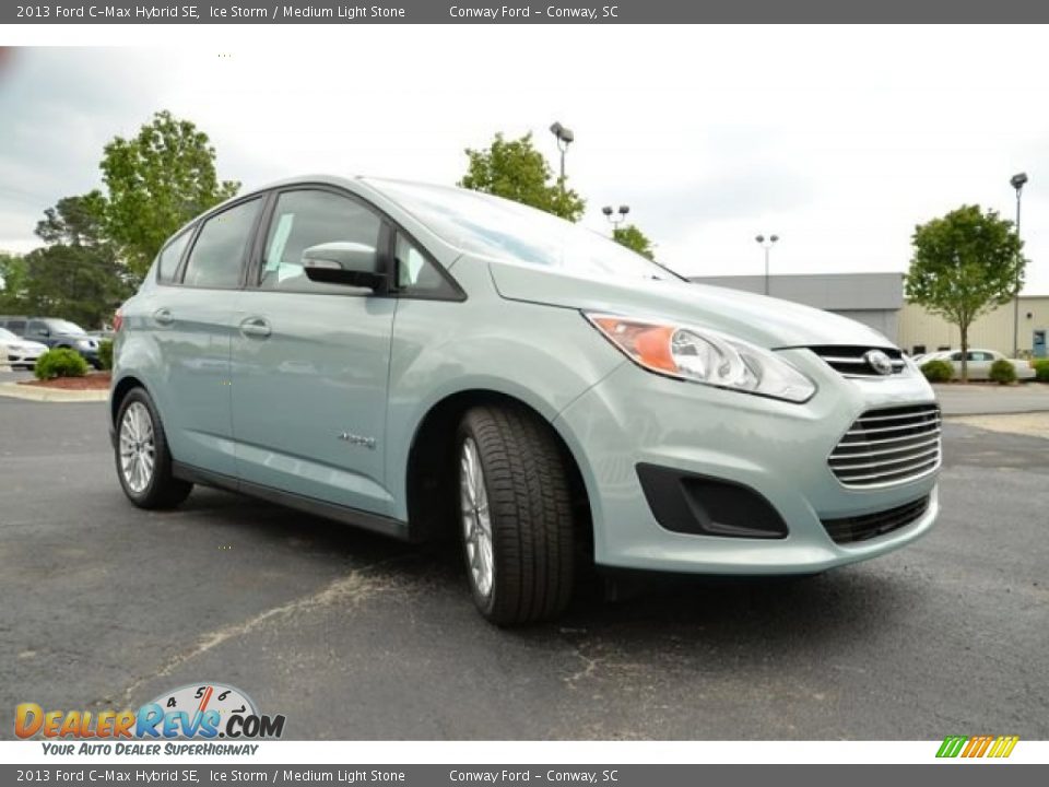 2013 Ford C-Max Hybrid SE Ice Storm / Medium Light Stone Photo #3