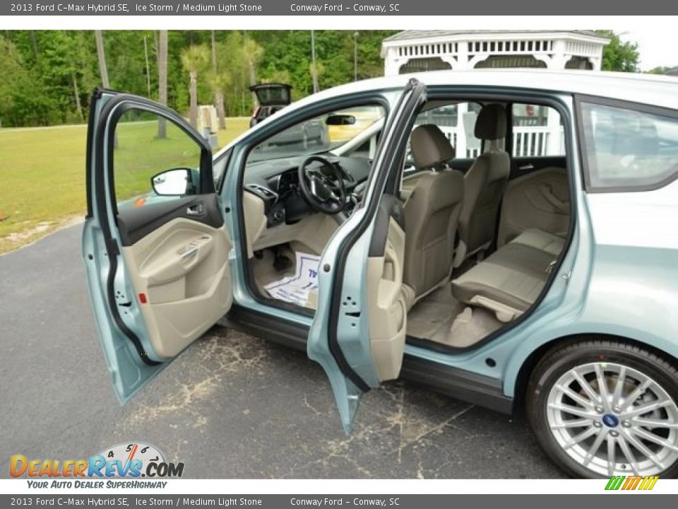 Medium Light Stone Interior - 2013 Ford C-Max Hybrid SE Photo #11