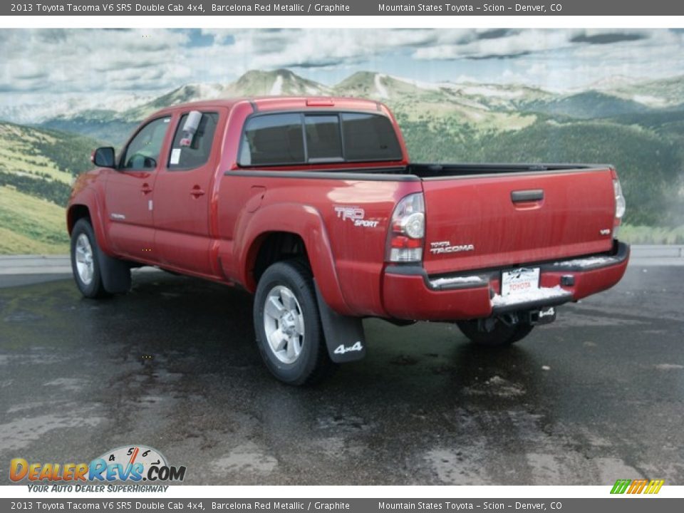2013 Toyota Tacoma V6 SR5 Double Cab 4x4 Barcelona Red Metallic / Graphite Photo #2