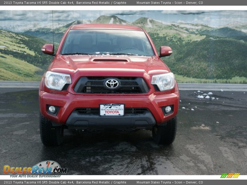 2013 Toyota Tacoma V6 SR5 Double Cab 4x4 Barcelona Red Metallic / Graphite Photo #3