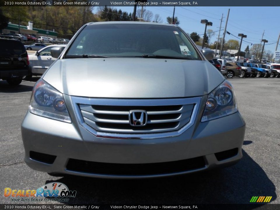 2010 Honda Odyssey EX-L Slate Green Metallic / Gray Photo #2
