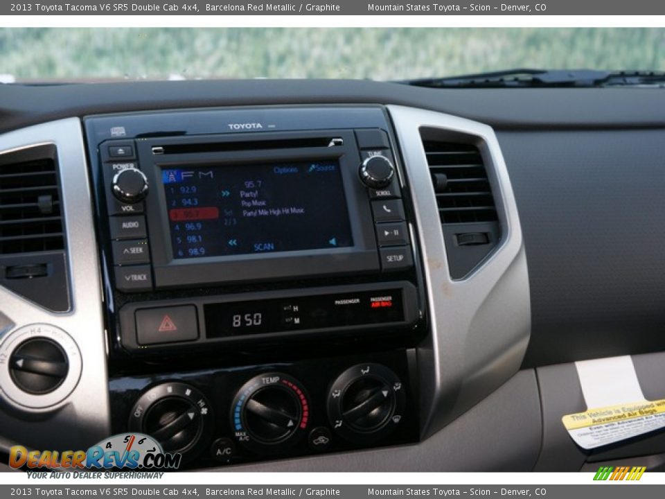 2013 Toyota Tacoma V6 SR5 Double Cab 4x4 Barcelona Red Metallic / Graphite Photo #6