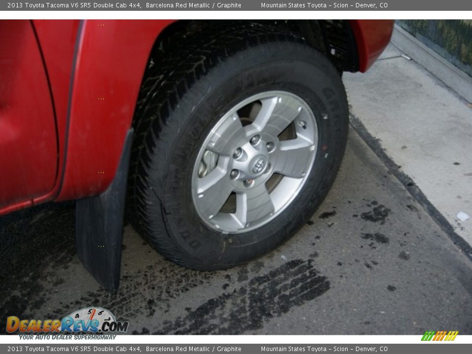 2013 Toyota Tacoma V6 SR5 Double Cab 4x4 Barcelona Red Metallic / Graphite Photo #9