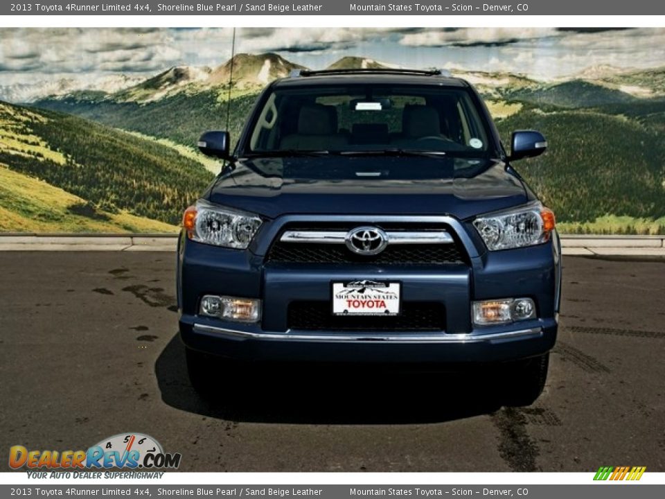 2013 Toyota 4Runner Limited 4x4 Shoreline Blue Pearl / Sand Beige Leather Photo #3