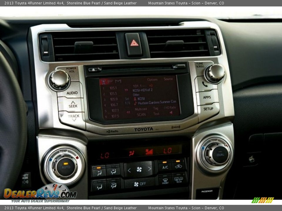 2013 Toyota 4Runner Limited 4x4 Shoreline Blue Pearl / Sand Beige Leather Photo #6