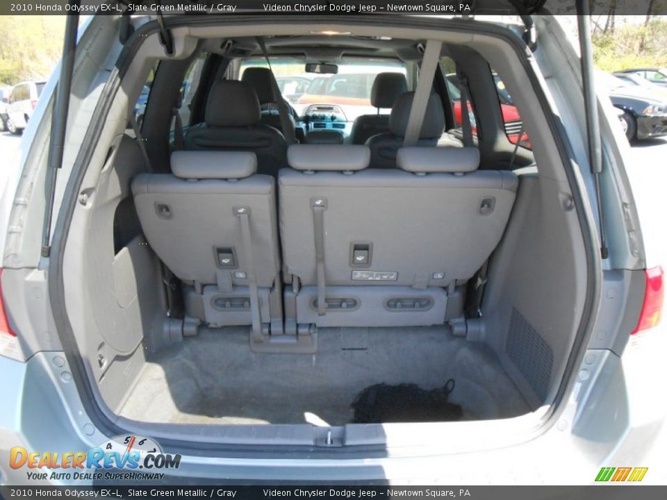 2010 Honda Odyssey EX-L Slate Green Metallic / Gray Photo #15