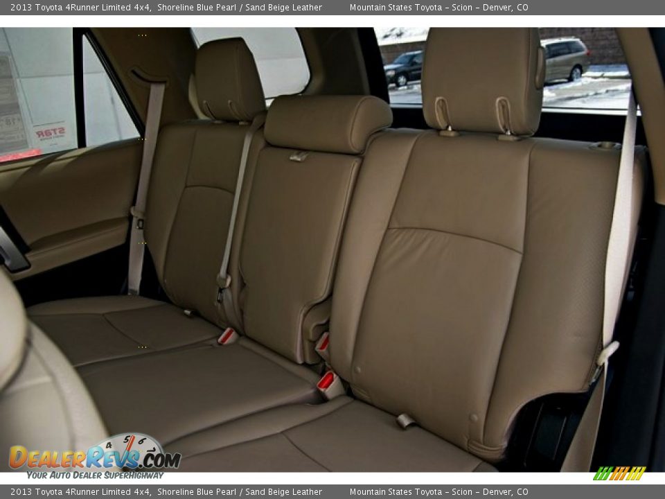 2013 Toyota 4Runner Limited 4x4 Shoreline Blue Pearl / Sand Beige Leather Photo #7