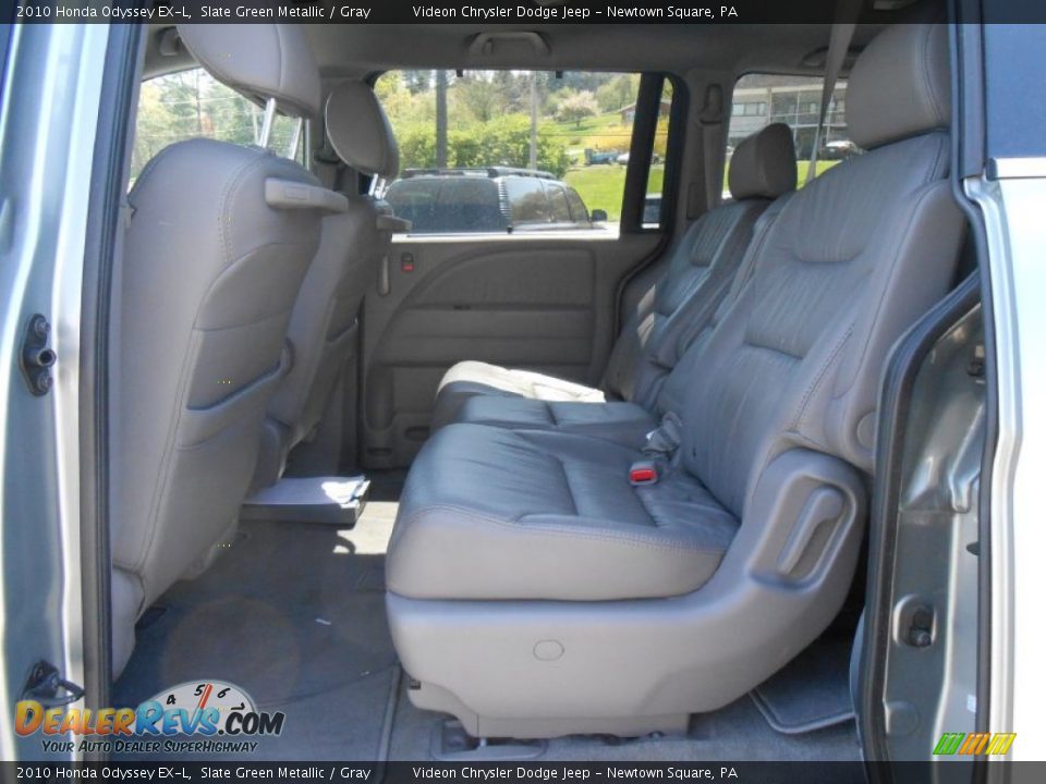 2010 Honda Odyssey EX-L Slate Green Metallic / Gray Photo #16