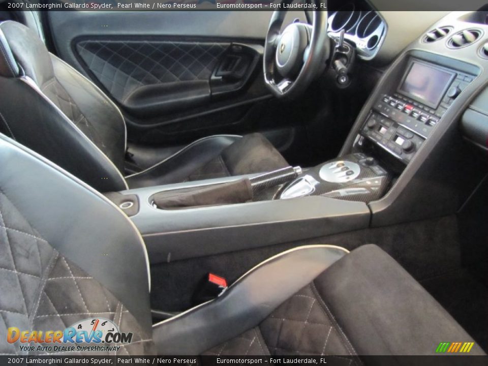 Nero Perseus Interior - 2007 Lamborghini Gallardo Spyder Photo #20