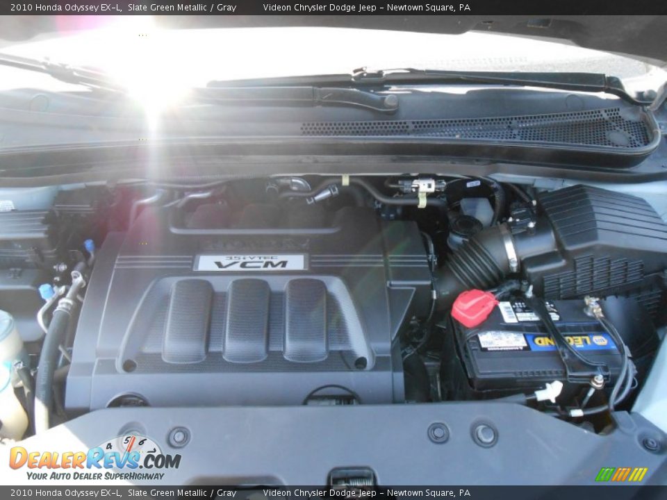2010 Honda Odyssey EX-L Slate Green Metallic / Gray Photo #19