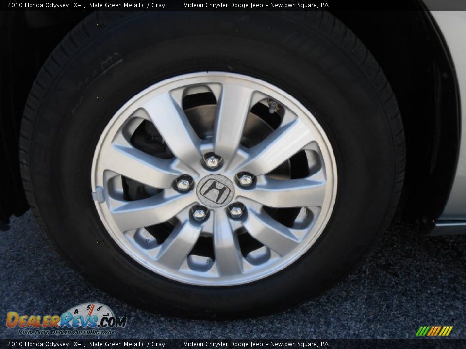 2010 Honda Odyssey EX-L Slate Green Metallic / Gray Photo #20