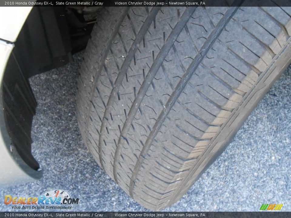 2010 Honda Odyssey EX-L Slate Green Metallic / Gray Photo #21