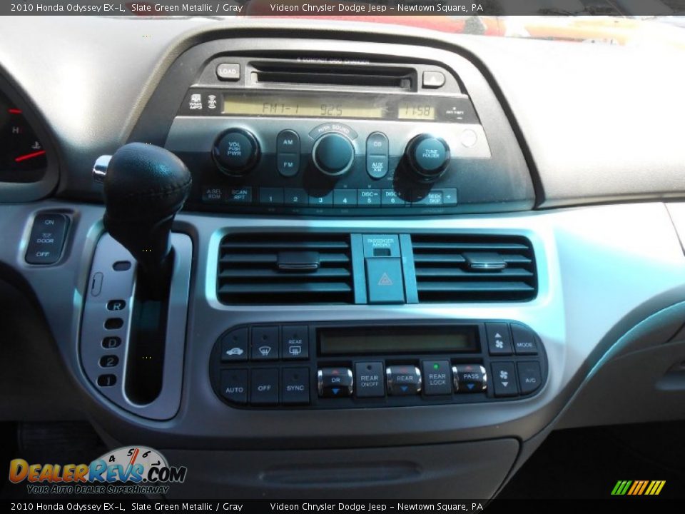2010 Honda Odyssey EX-L Slate Green Metallic / Gray Photo #22