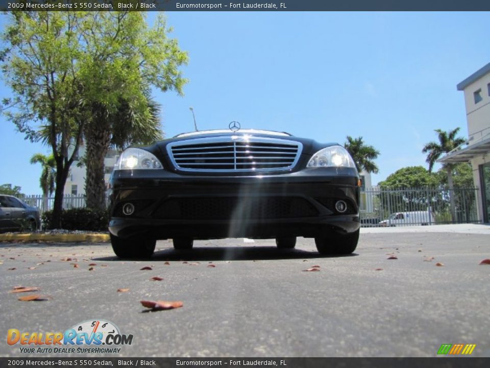 2009 Mercedes-Benz S 550 Sedan Black / Black Photo #8