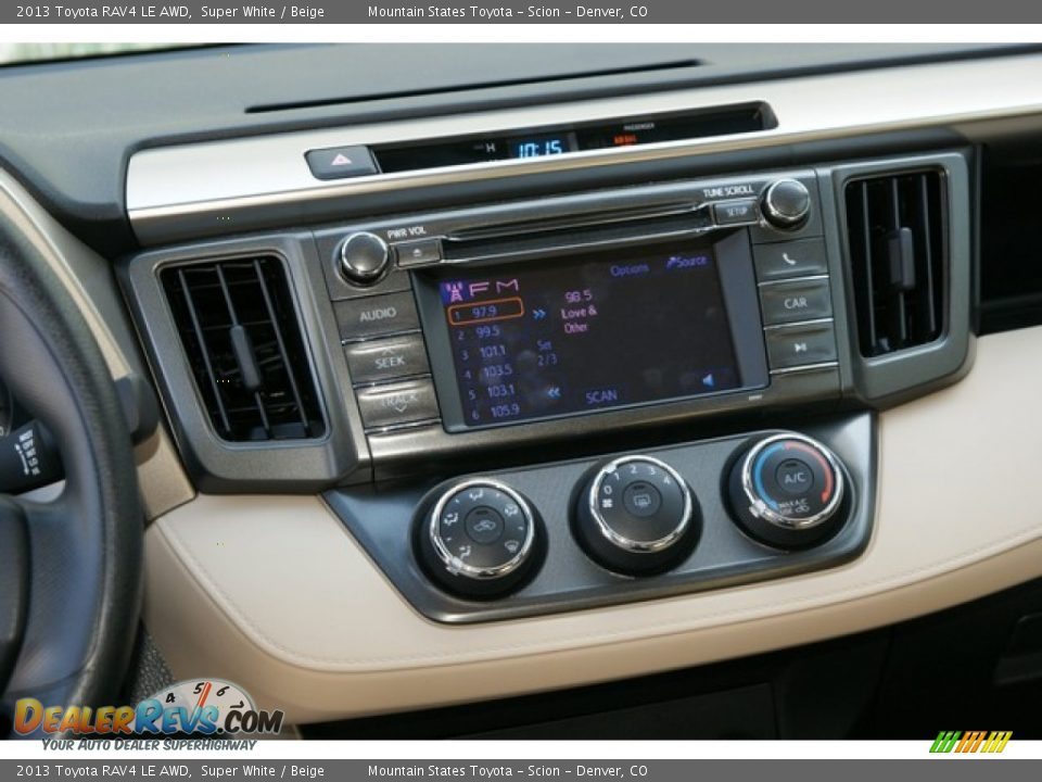 2013 Toyota RAV4 LE AWD Super White / Beige Photo #6