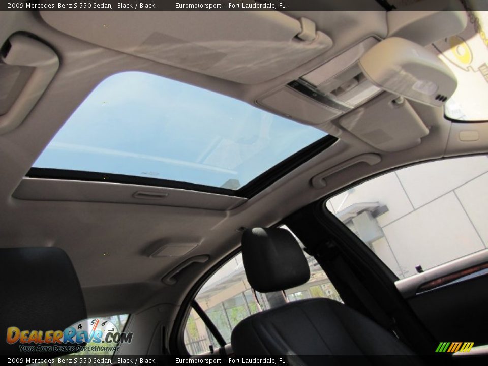 2009 Mercedes-Benz S 550 Sedan Black / Black Photo #27