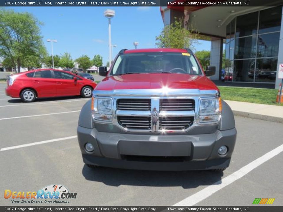 2007 Dodge Nitro SXT 4x4 Inferno Red Crystal Pearl / Dark Slate Gray/Light Slate Gray Photo #2