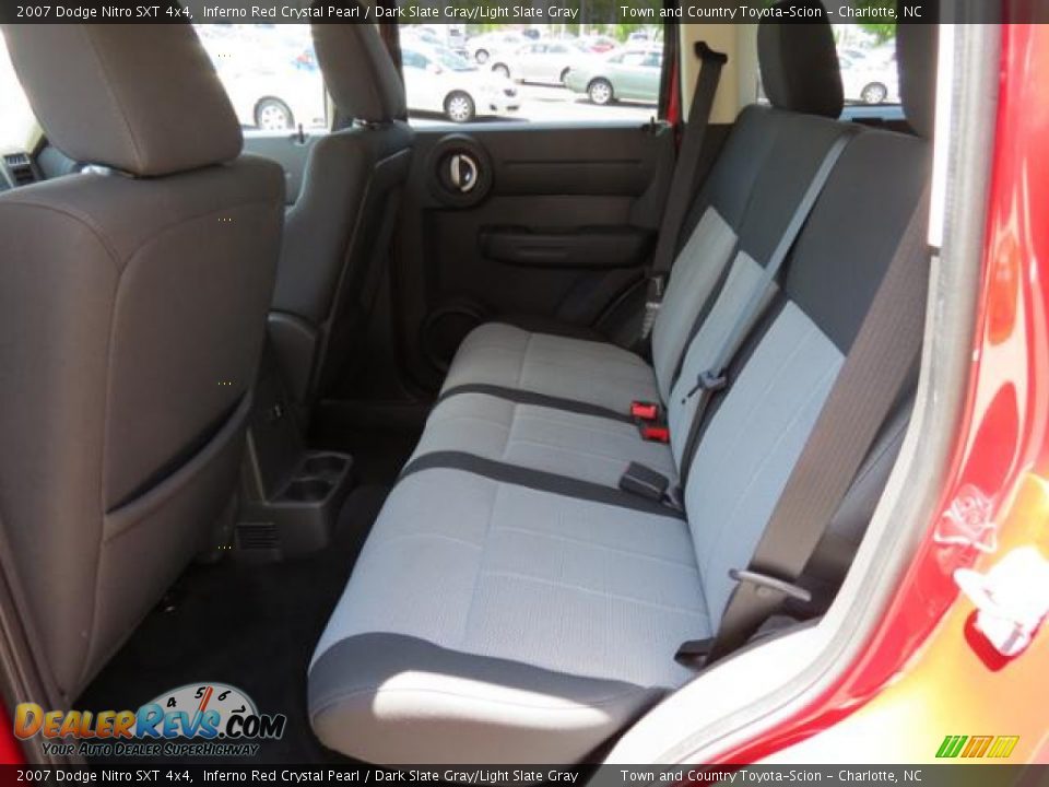 2007 Dodge Nitro SXT 4x4 Inferno Red Crystal Pearl / Dark Slate Gray/Light Slate Gray Photo #6