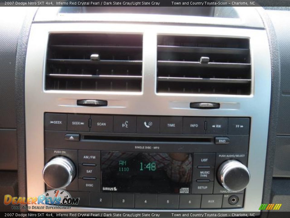 2007 Dodge Nitro SXT 4x4 Inferno Red Crystal Pearl / Dark Slate Gray/Light Slate Gray Photo #14