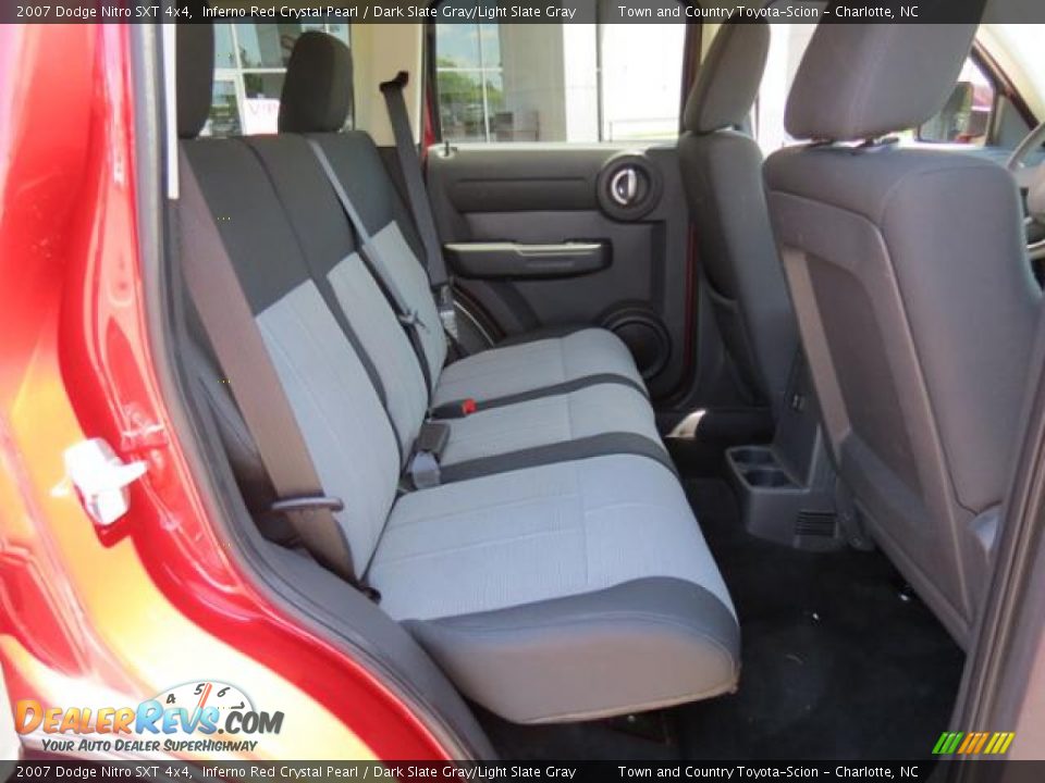 2007 Dodge Nitro SXT 4x4 Inferno Red Crystal Pearl / Dark Slate Gray/Light Slate Gray Photo #23