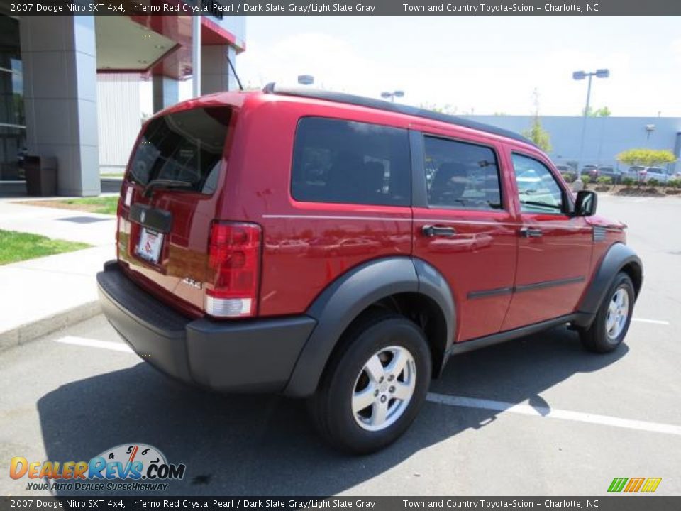 2007 Dodge Nitro SXT 4x4 Inferno Red Crystal Pearl / Dark Slate Gray/Light Slate Gray Photo #26