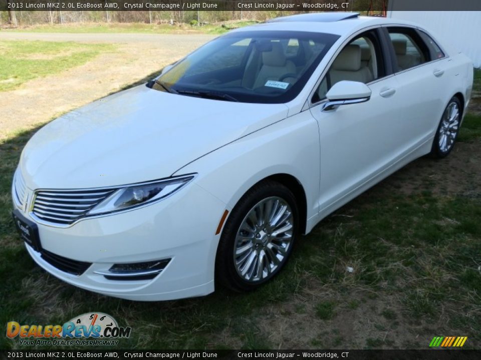 2013 Lincoln MKZ 2.0L EcoBoost AWD Crystal Champagne / Light Dune Photo #1