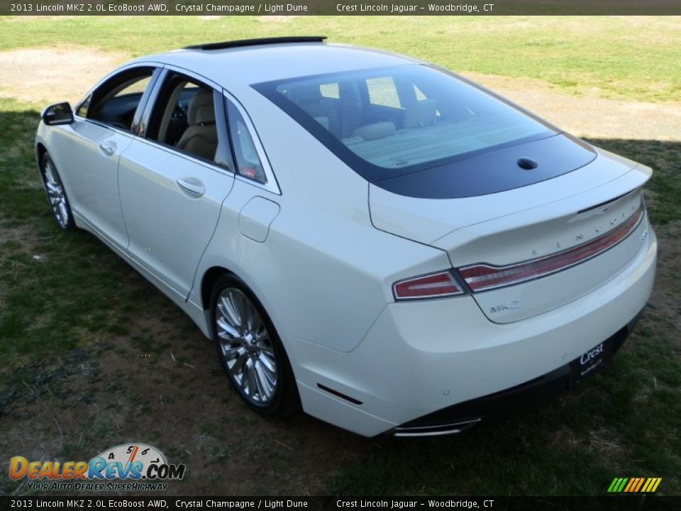 2013 Lincoln MKZ 2.0L EcoBoost AWD Crystal Champagne / Light Dune Photo #4