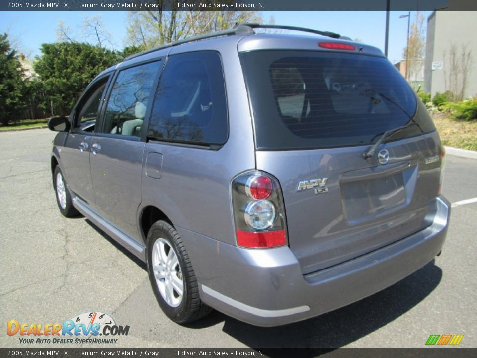 2005 Mazda MPV LX Titanium Gray Metallic / Gray Photo #6