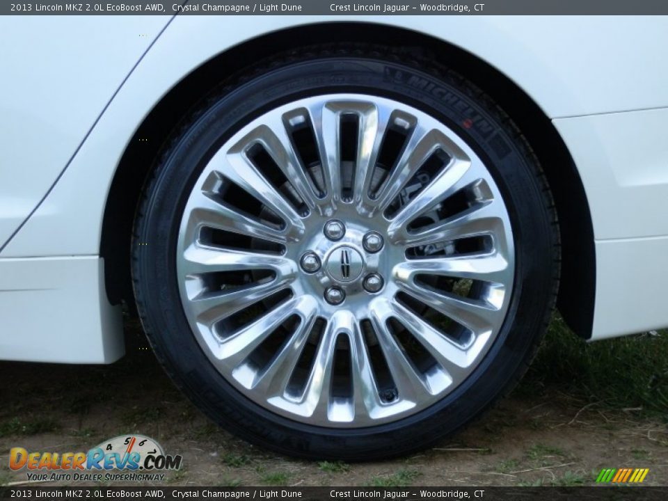 2013 Lincoln MKZ 2.0L EcoBoost AWD Crystal Champagne / Light Dune Photo #7
