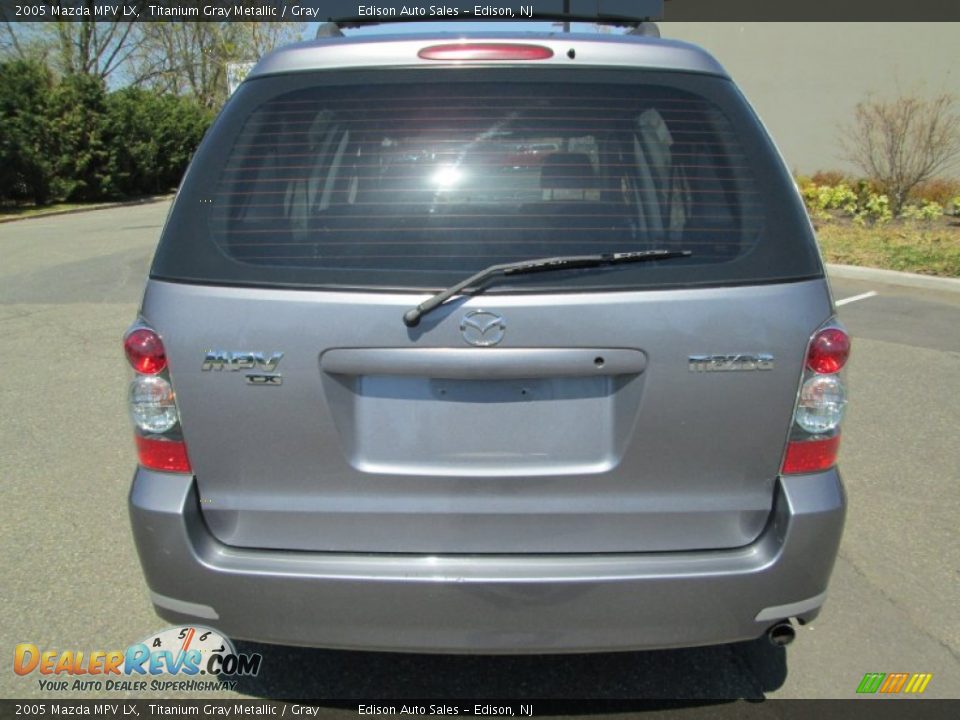 2005 Mazda MPV LX Titanium Gray Metallic / Gray Photo #7