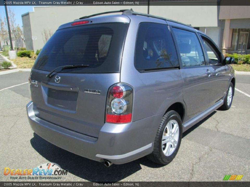 2005 Mazda MPV LX Titanium Gray Metallic / Gray Photo #8