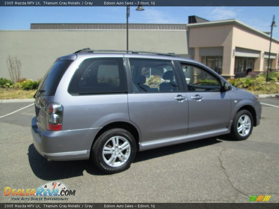 2005 Mazda MPV LX Titanium Gray Metallic / Gray Photo #9