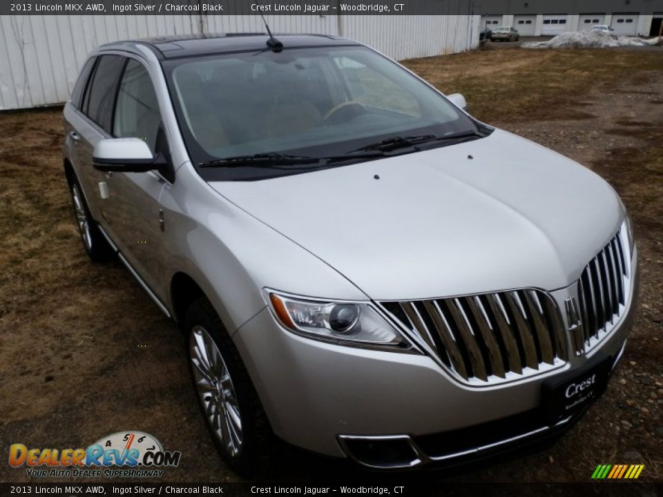 2013 Lincoln MKX AWD Ingot Silver / Charcoal Black Photo #2
