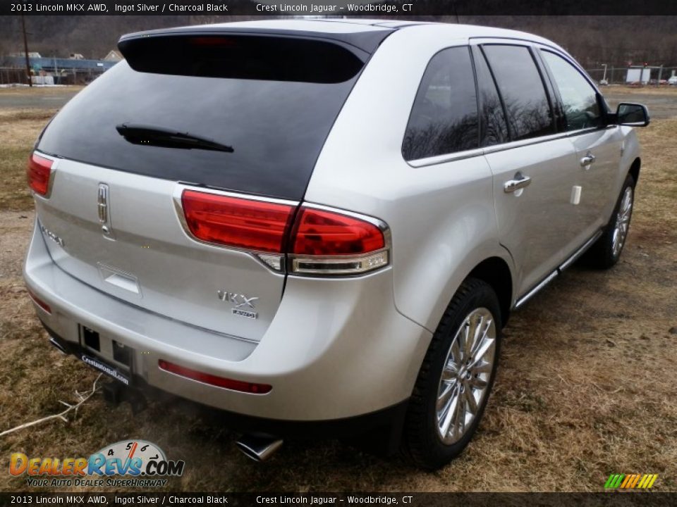 2013 Lincoln MKX AWD Ingot Silver / Charcoal Black Photo #3