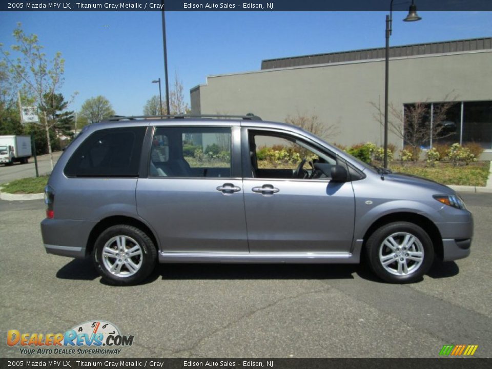 2005 Mazda MPV LX Titanium Gray Metallic / Gray Photo #11