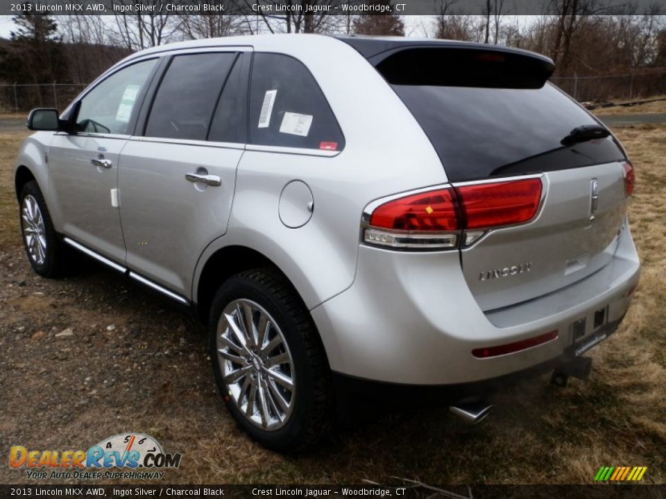 2013 Lincoln MKX AWD Ingot Silver / Charcoal Black Photo #4
