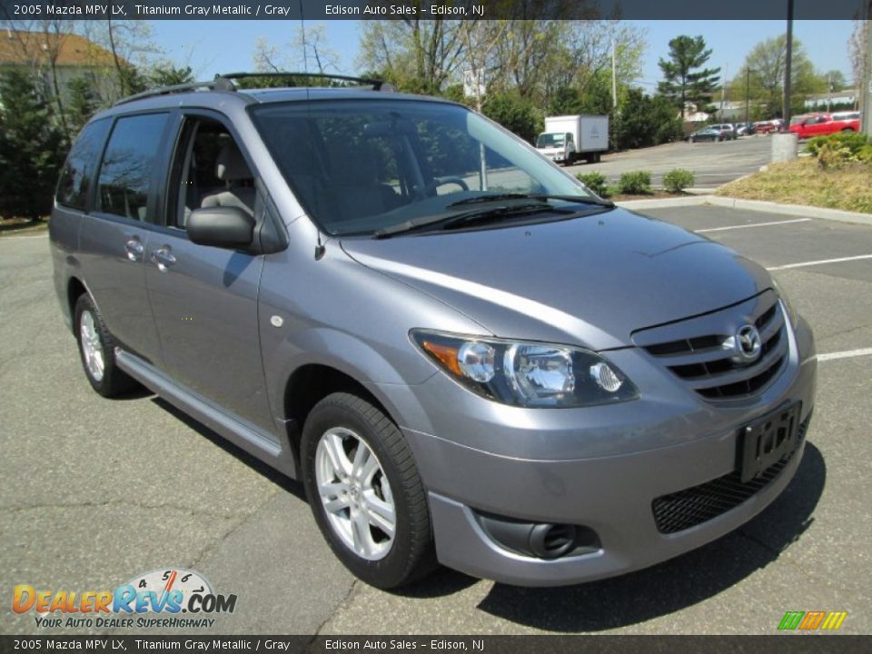 2005 Mazda MPV LX Titanium Gray Metallic / Gray Photo #13