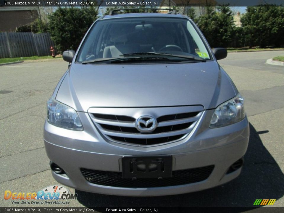 2005 Mazda MPV LX Titanium Gray Metallic / Gray Photo #14