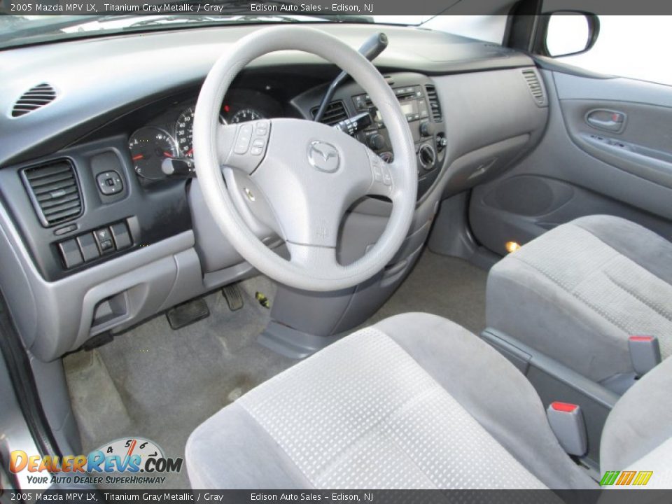 2005 Mazda MPV LX Titanium Gray Metallic / Gray Photo #17