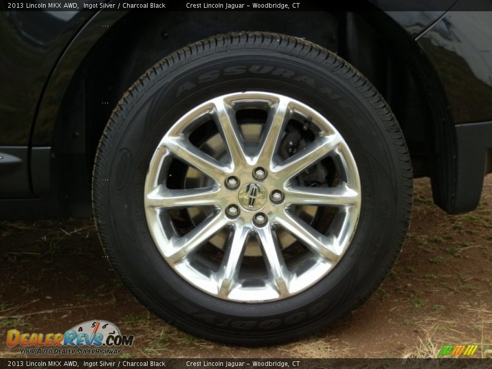 2013 Lincoln MKX AWD Ingot Silver / Charcoal Black Photo #10